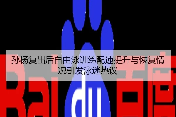 孙杨复出后自由泳训练配速提升与恢复情况引发泳迷热议